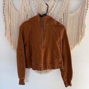 lululemon athletica Brown Cropped Scuba